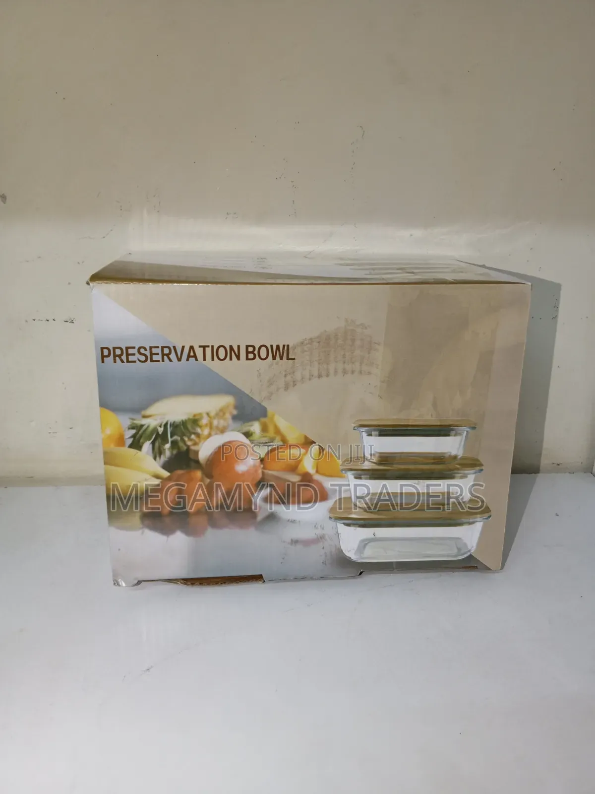 Airtight Glass Container With Bamboo Lid