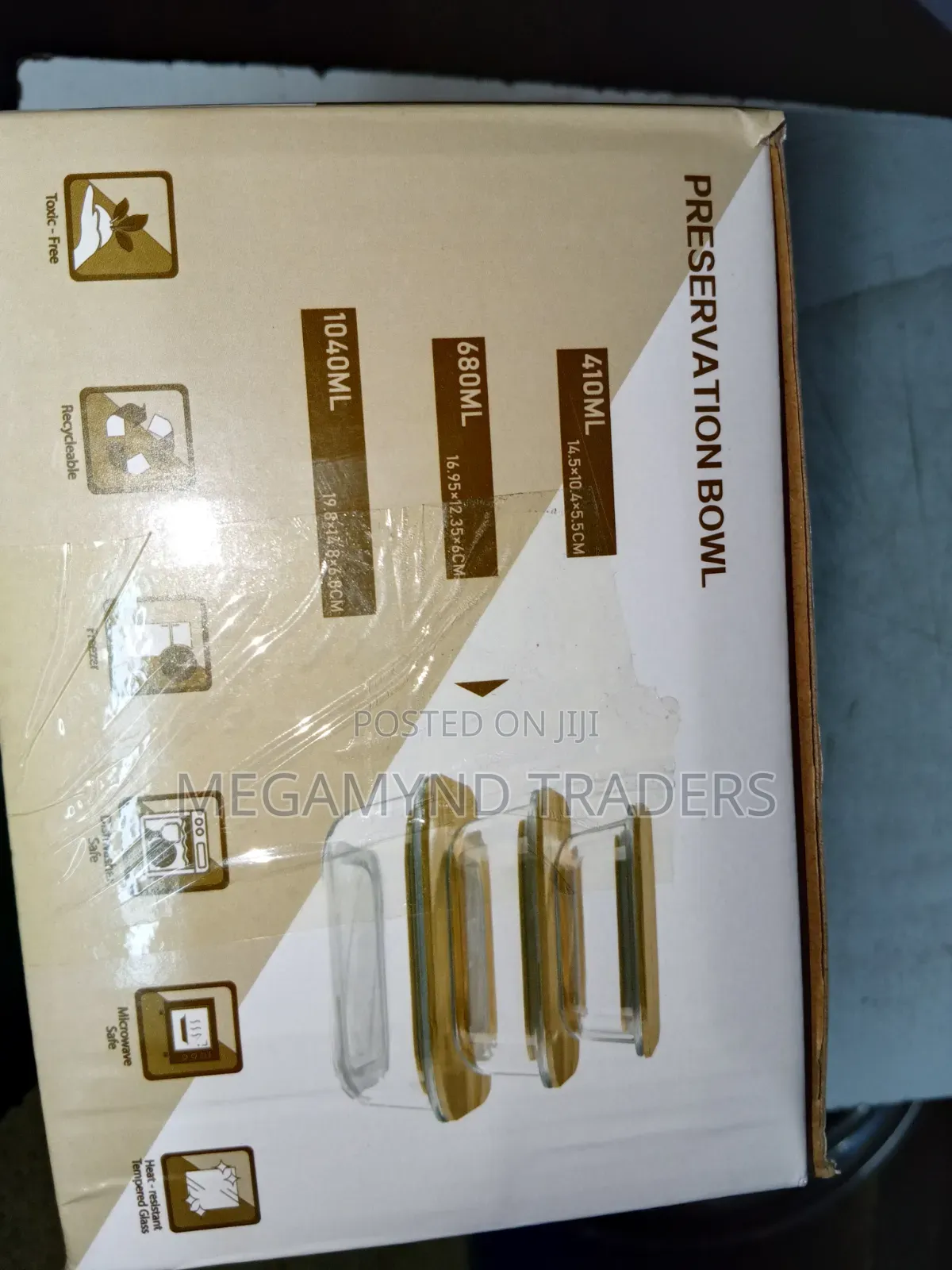 Airtight Glass Container With Bamboo Lid