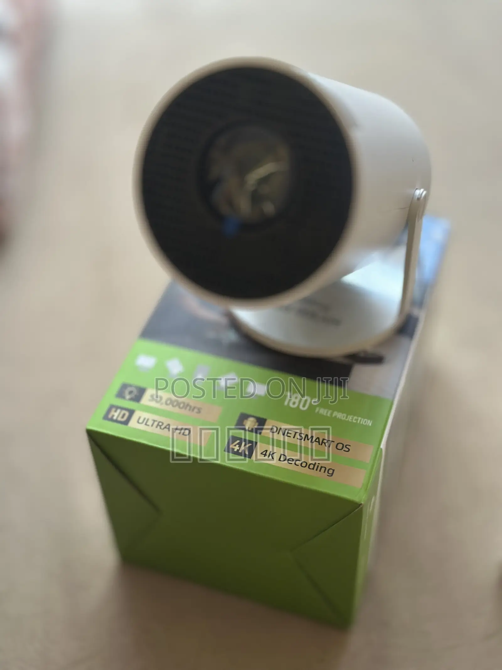 HY300 4K Android Smart Projector - 180° Rotating (Big Screen)