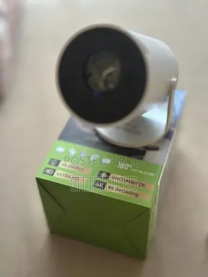 HY300 4K Android Smart Projector - 180° Rotating (Big Screen)