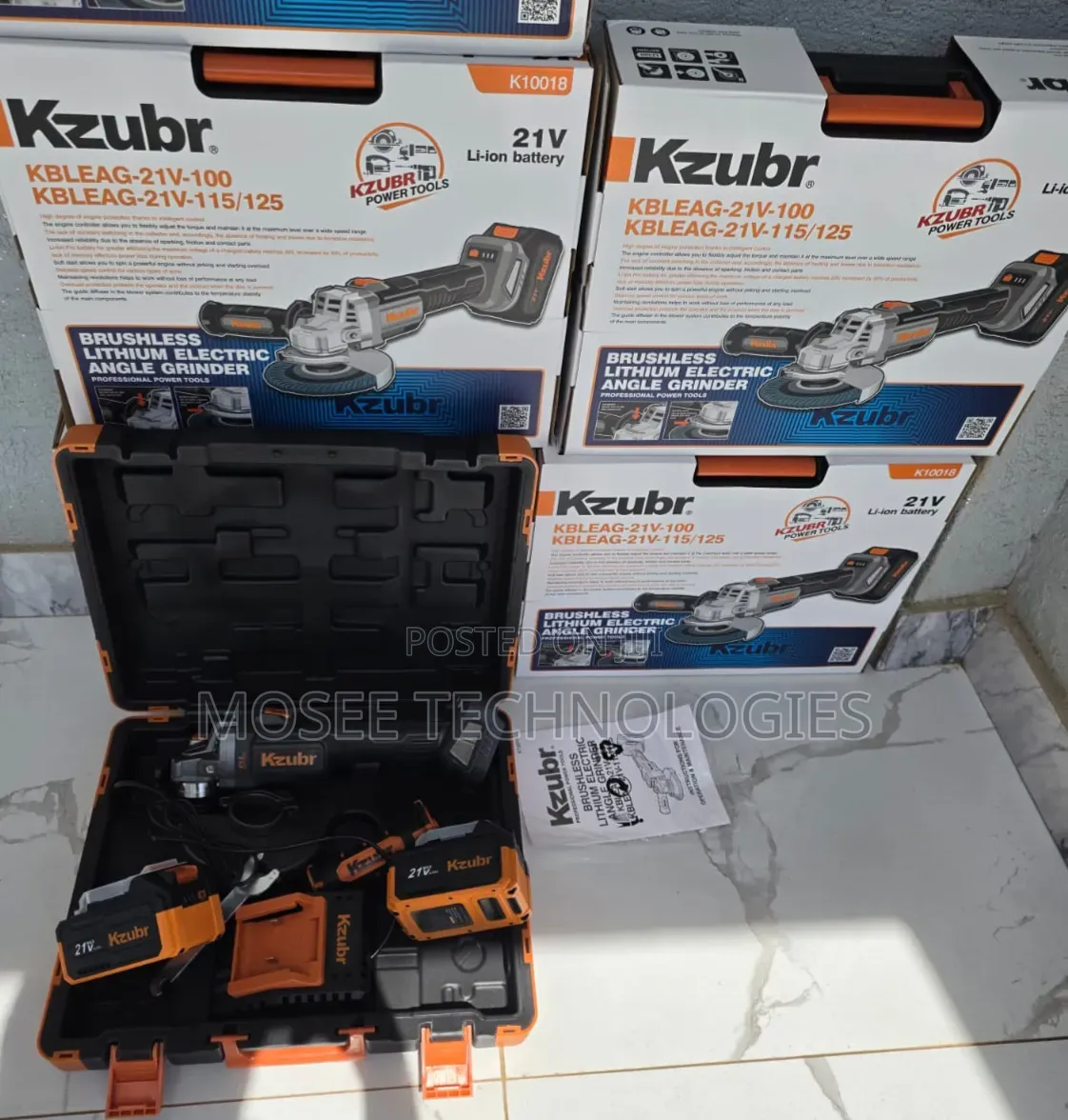 Kzubr Brushless Cordless Grinder