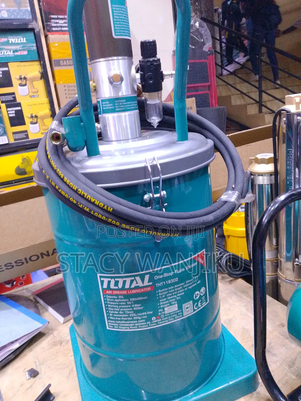 Durable 8bar Grease Bucket / Total Grease Bucket