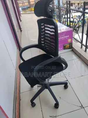 Office Chair With Headrest 360-Degree Swivel Chair for Office Work