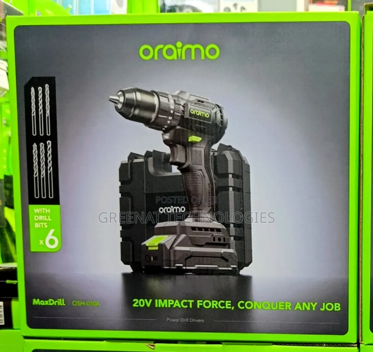 Oraimo MaxDrill OSH-101A 20V Cordless Versatile Power Drill Driver