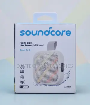 Soundcore Boom Go 3i Portable Bluetooth Speaker by Anker, 24H Playtime