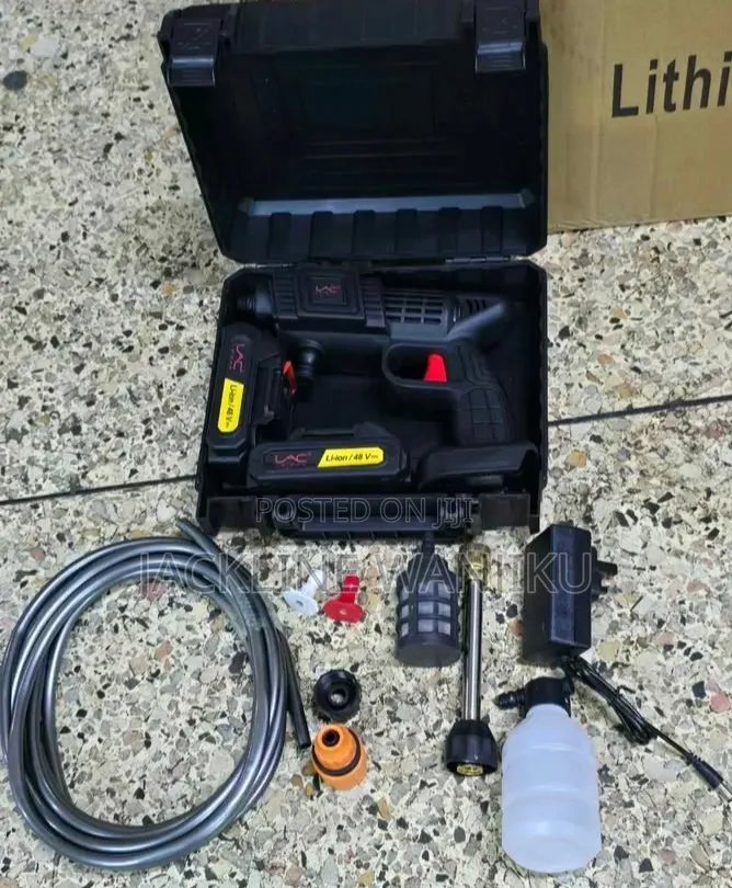 ​High-Pressure Cordless Car Wash Gun & Power Cleaner Set (48V)