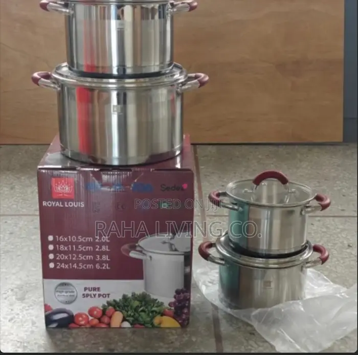 8 Piece Stainless Steel Cookware Set