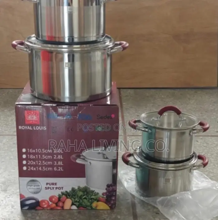 8 Piece Stainless Steel Cookware Set