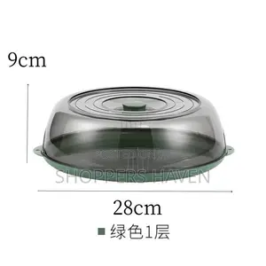 Acrylic Food Cover With Base Dish