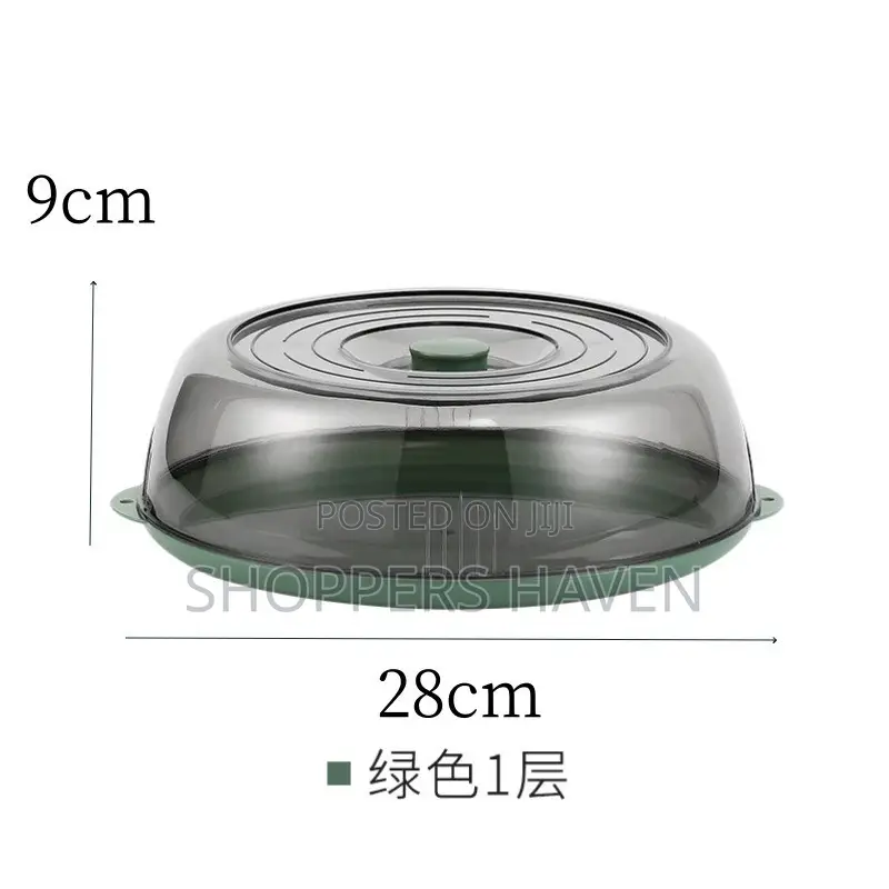 Acrylic Food Cover With Base Dish