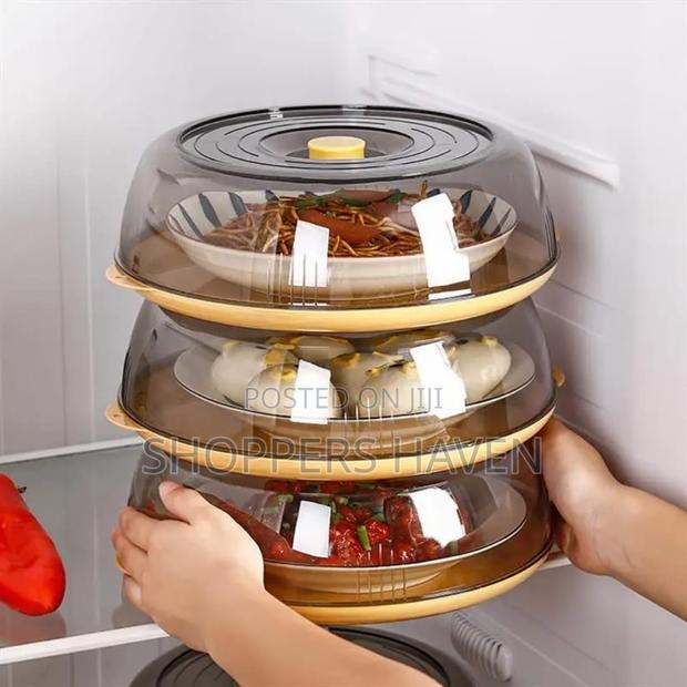 Acrylic Food Cover With Base Dish