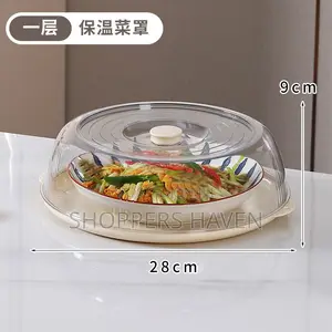 Acrylic Food Cover With Base Dish