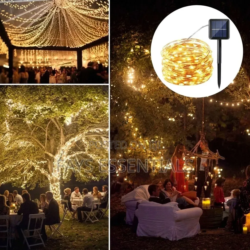 Solar Christmas Fairy String Lights
