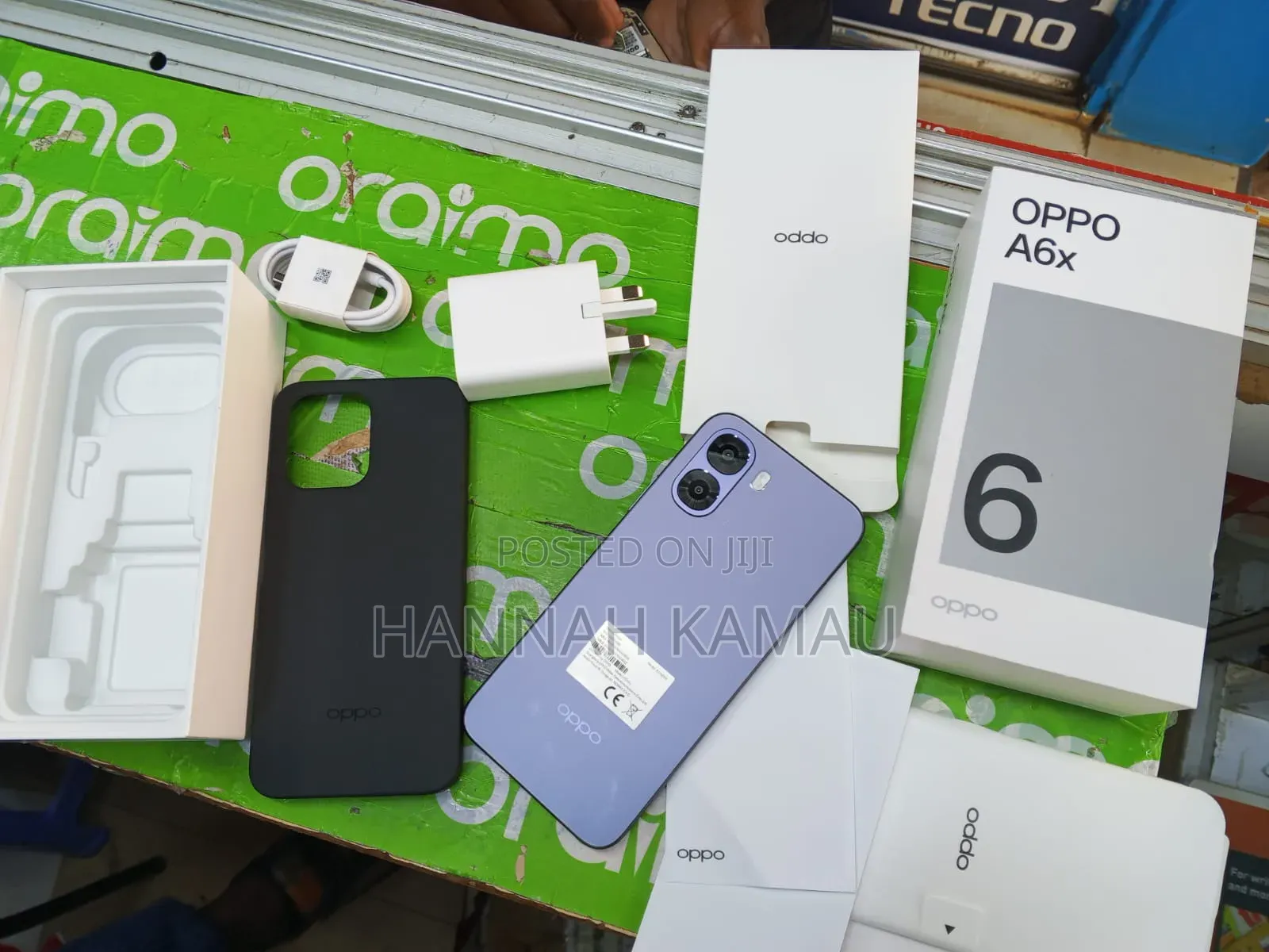 New Oppo A6x 256 GB Blue