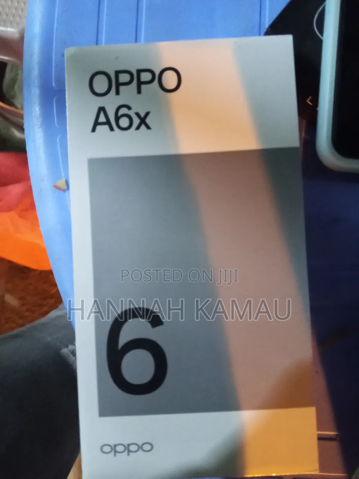 New Oppo A6x 256 GB Blue
