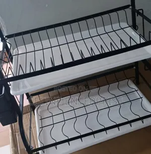 2-Tier Dish Rack With Cutlery Holder