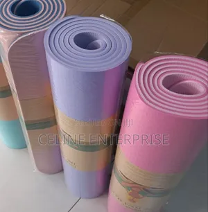 8mm Thick Fitness Mat With Cushioning