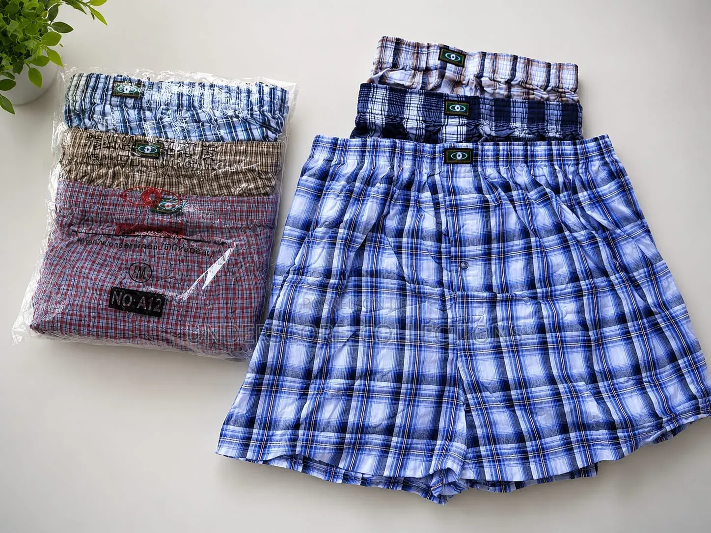 Checked Boxers