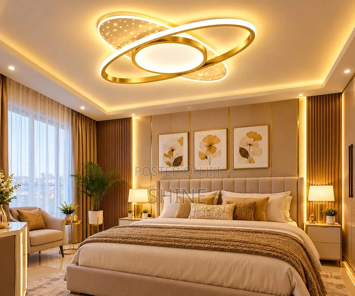 Oval Shaped Premium Ceiling Light