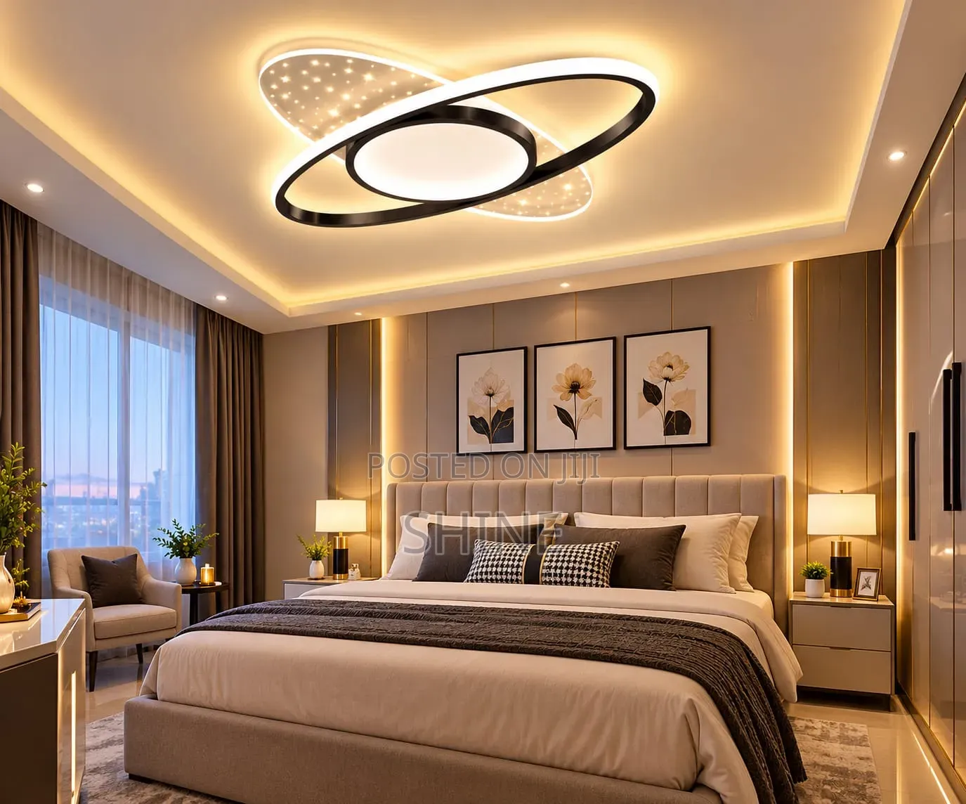 Oval Shaped Premium Ceiling Light