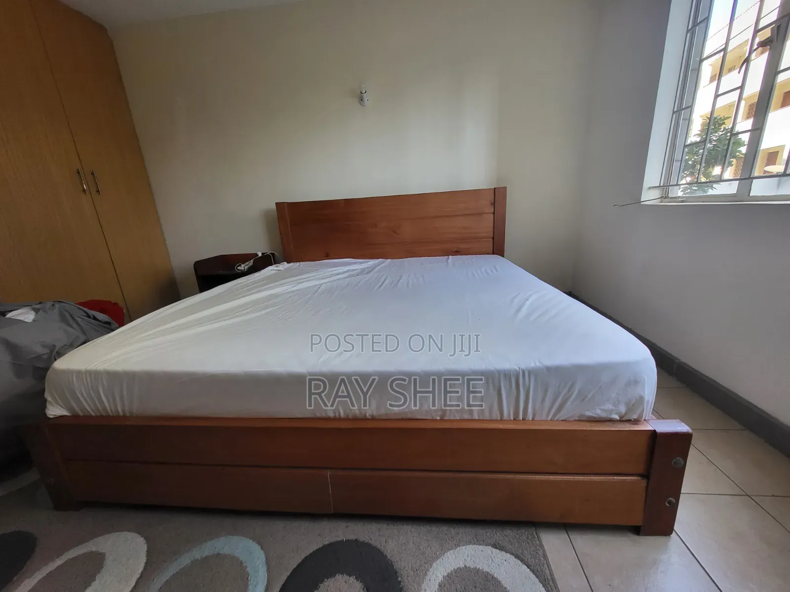 Solid Mahogany Bed 6*6