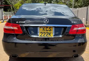 Mercedes-Benz E250 2012 Black