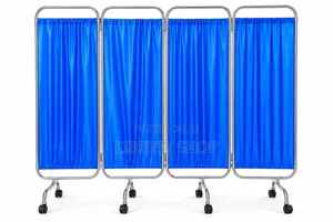 Hospital 4-Way Privacy Screen – Mobile Medical Bed Divider