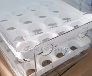 2-Tier Egg Storage Organizer – Holds 32 Eggs