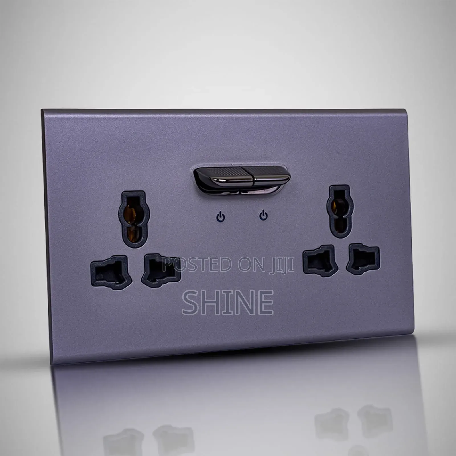 Grey Toggle Switches and Sockects