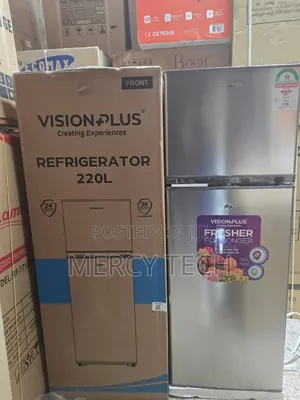 Vision 138L Double Door Refrigerator