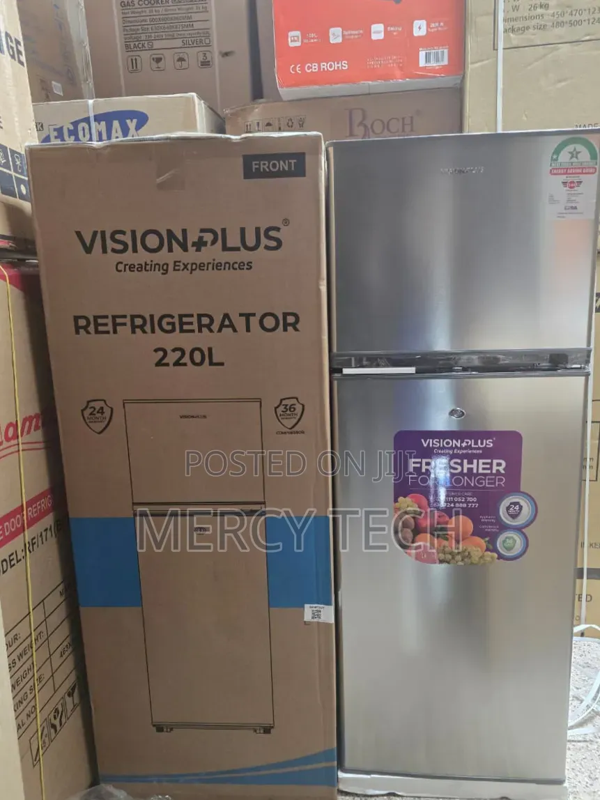 Vision 138L Double Door Refrigerator