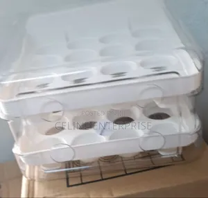 2-Tier Stackable 32-Egg Organizer for Refrigerator