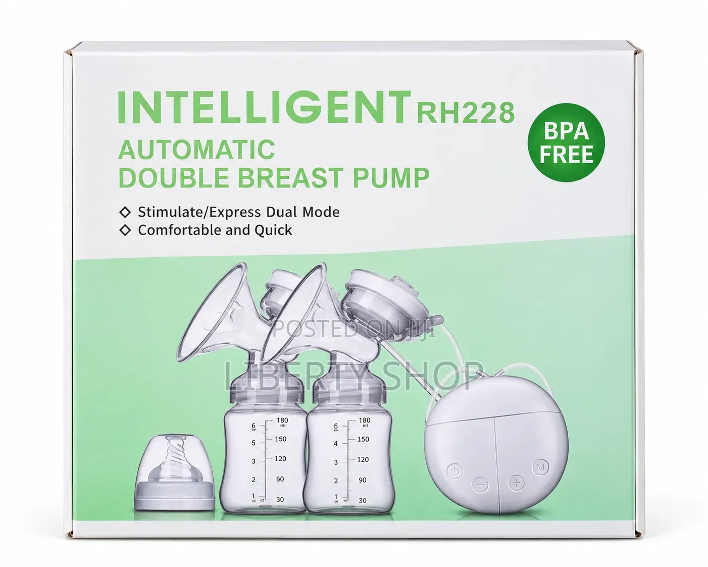 Electric Double Breast Pump – Automatic Dual Breast Milk Extractor