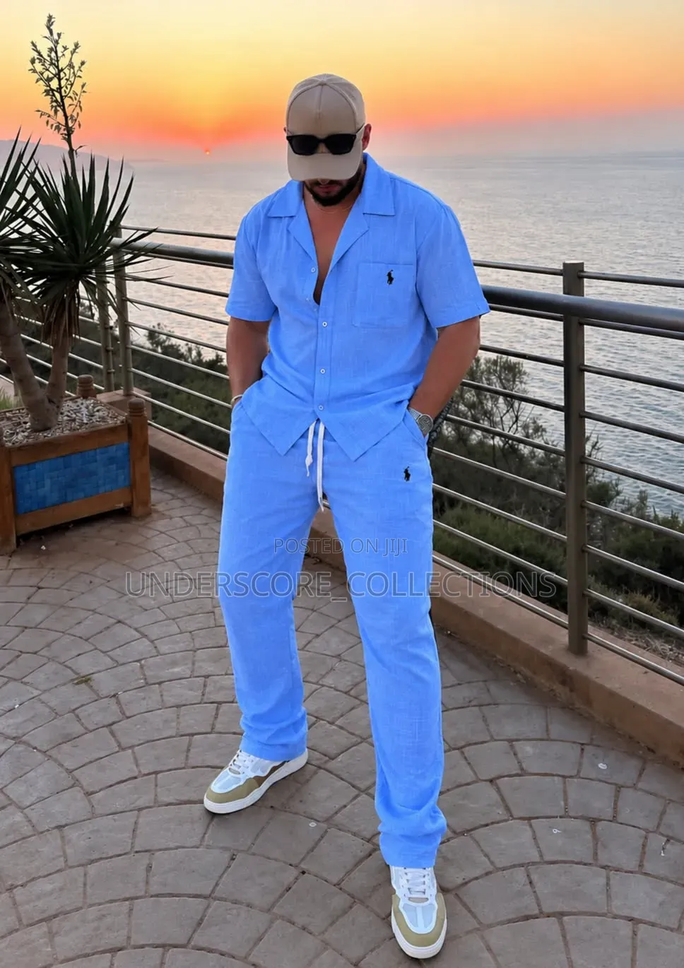 Executive Men Linen Pant Suit-Casual
