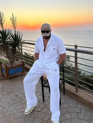 Executive Men Linen Pant Suit-Casual