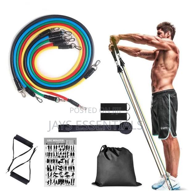 11pc Stackable Resistance Exercise Bands - main view