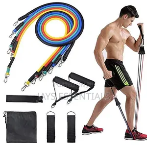11pc Stackable Resistance Exercise Bands