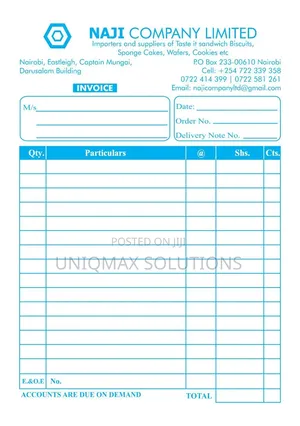 Professional Receipt Books