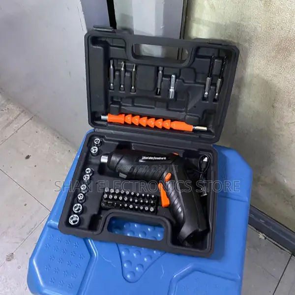 Ergonomic Cordless 48PCS Screwdriver Set With Socket Bits