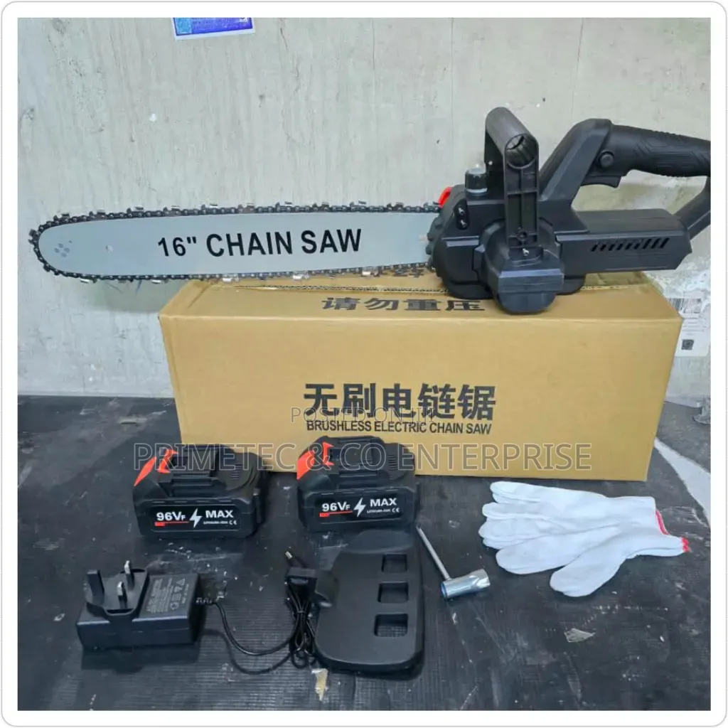 16 Cordless Chainsaw 
With 2 Batteries