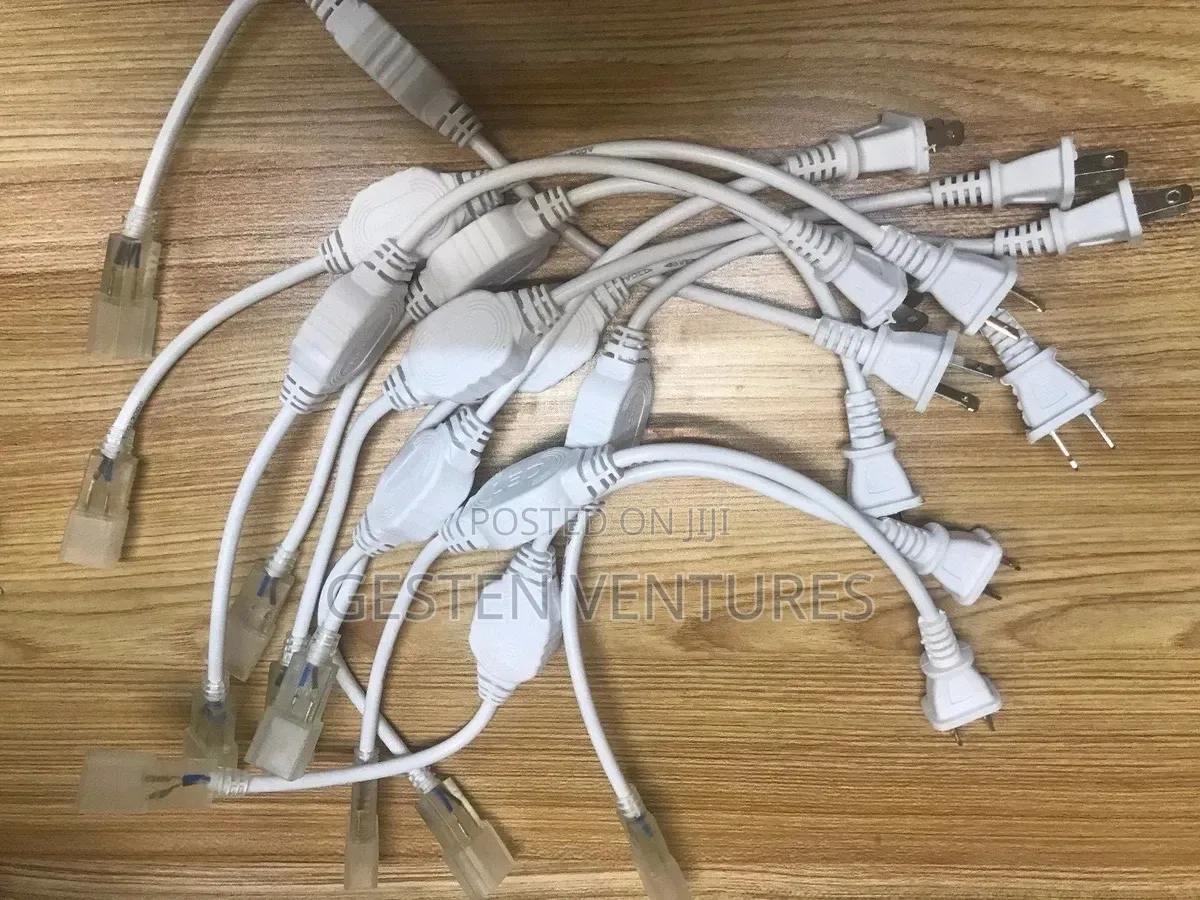 Brand New 2 Pin LED Strip Light Power Adaptors Hy9