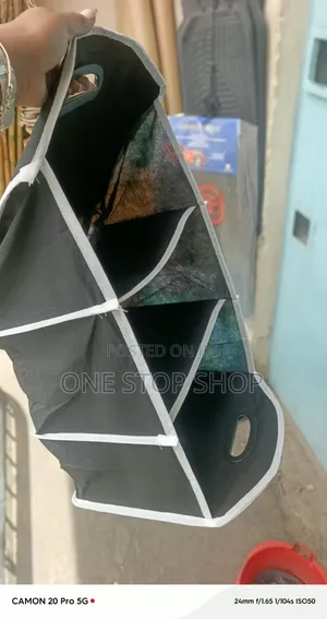 Collapsible 3compartment Car Boot Organizer