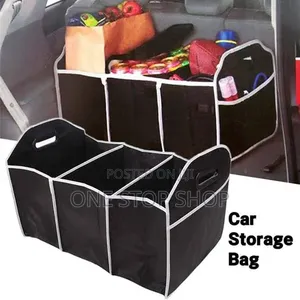 Collapsible 3compartment Car Boot Organizer