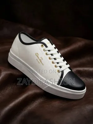 Santoni Milano Cream Black