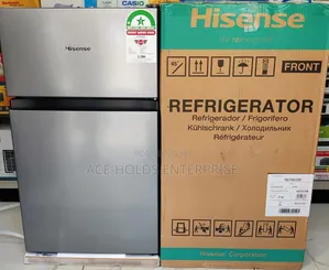 91 Litres Top Freezer Hisense Double-Door Fridge (Silver)