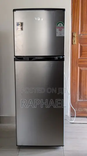 VON VART-19DHS Double Door Fridge 136L - Silver