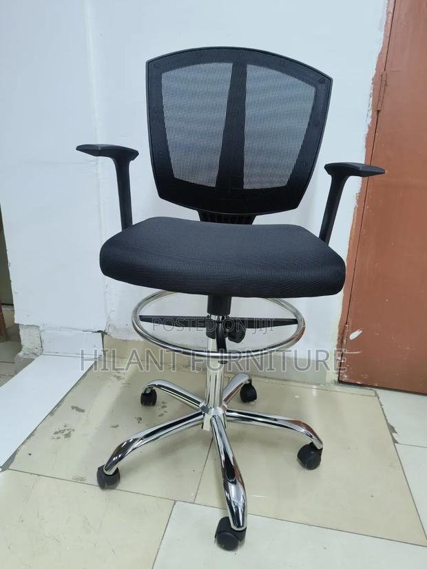 Premium Black Cashier Chair