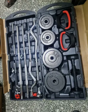 58kgs Dumbells Set With Kettle Bells