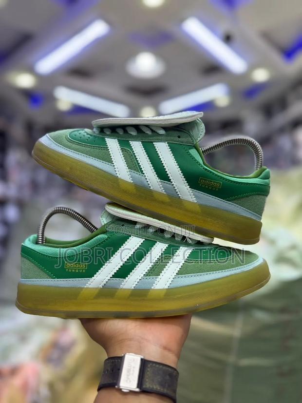 Adidas Bad Bunny Benito “Green Brown Leather Sneakers