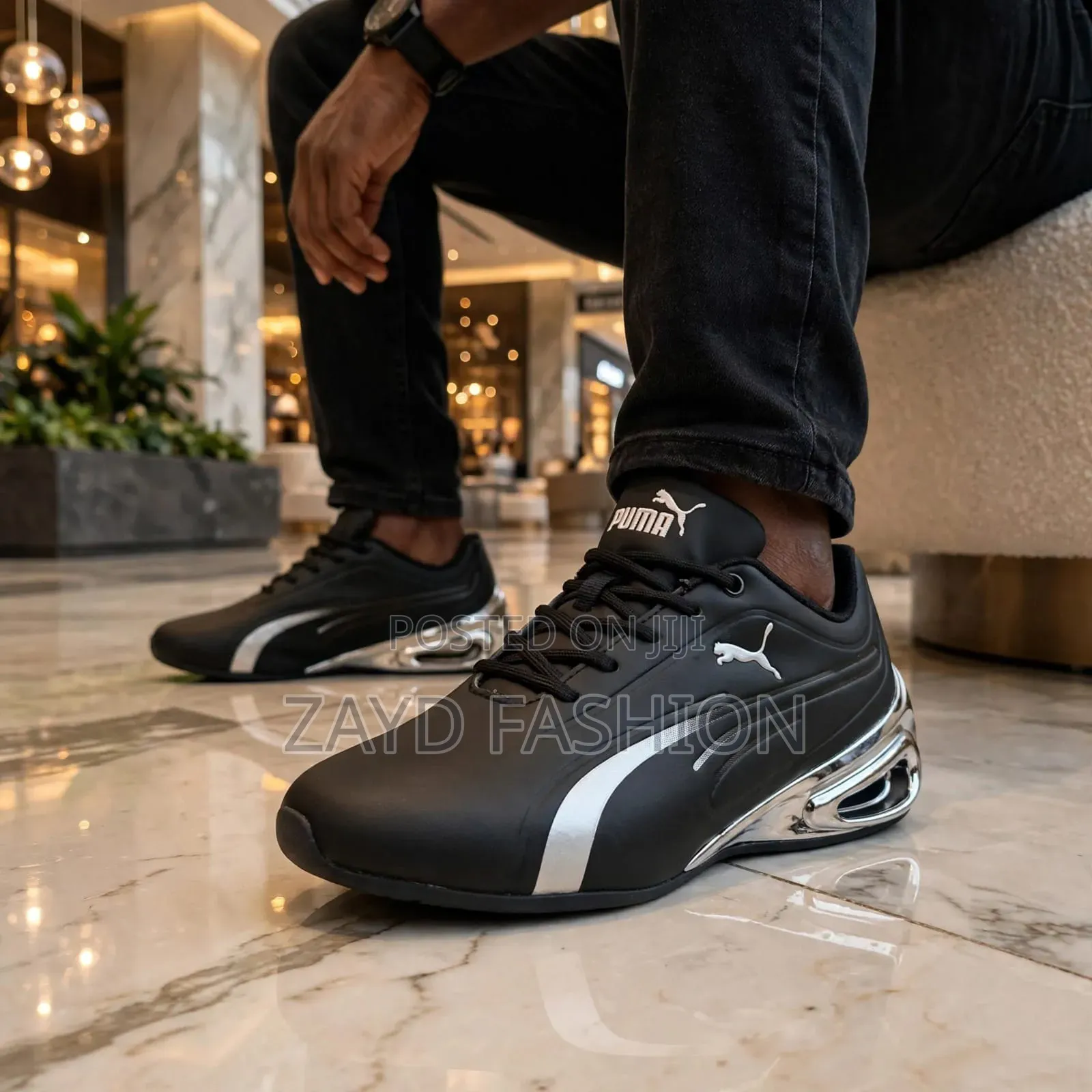 Puma Silver Black